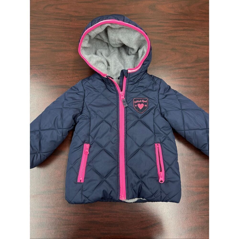 OshKosh B’Gosh Navy Puffer Coat Size 18 Months